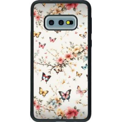 Samsung Galaxy S10e Case Hülle - Silikon schwarz Frühling 25 Leichte Schmetterlinge