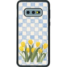 Samsung Galaxy S10e Case Hülle - Silikon schwarz Blue vichy tulips 2026