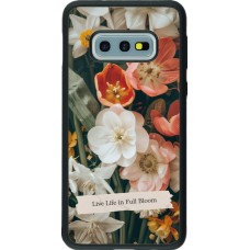 Samsung Galaxy S10e Case Hülle - Silikon schwarz Full Bloom 2026
