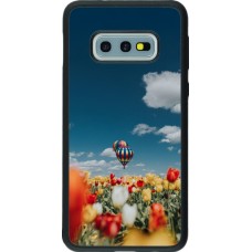 Samsung Galaxy S10e Case Hülle - Silikon schwarz Hot air balloon 2026