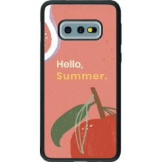 Samsung Galaxy S10e Case Hülle - Silikon schwarz Summer 2025 Hello summer