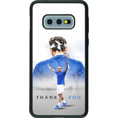 Samsung Galaxy S10e Case Hülle - Silikon schwarz Thank you Roger
