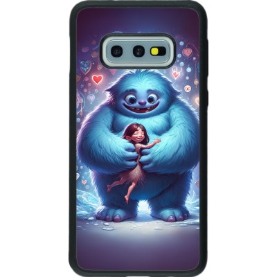 Samsung Galaxy S10e Case Hülle - Silikon schwarz Valentin 2024 Flauschige Liebe