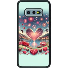 Samsung Galaxy S10e Case Hülle - Silikon schwarz Valentin 2025 Schick