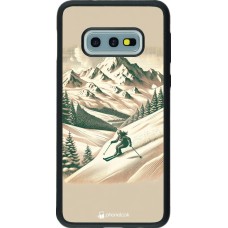 Samsung Galaxy S10e Case Hülle - Silikon schwarz Vintage Skiberg