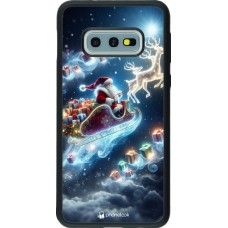 Samsung Galaxy S10e Case Hülle - Silikon schwarz Weihnachten 2023 Verzauberter Weihnachtsmann