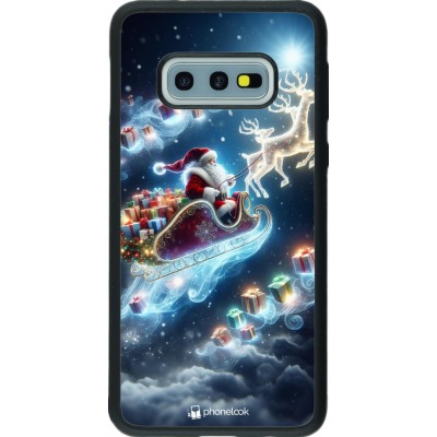 Samsung Galaxy S10e Case Hülle - Silikon schwarz Weihnachten 2023 Verzauberter Weihnachtsmann