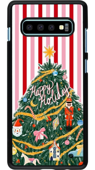 Coque Samsung Galaxy S10+ - Christmas 25 Happy Holiday