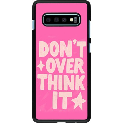 Samsung Galaxy S10+ Case Hülle - Dont over think it 2026