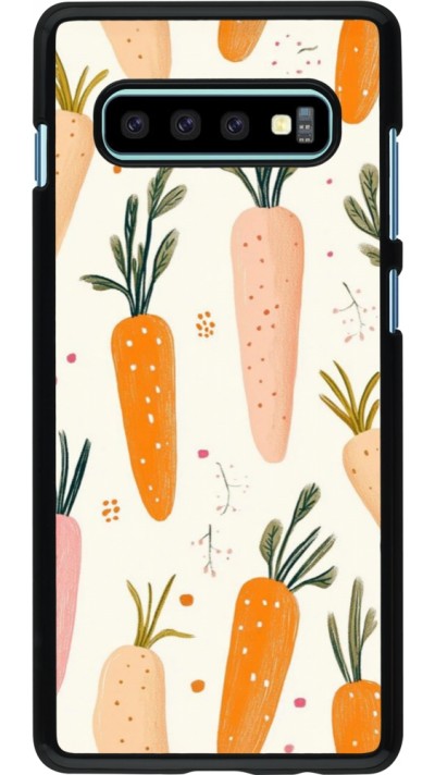 Samsung Galaxy S10+ Case Hülle - Easter 2026 Illustration carrots
