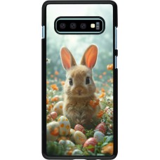 Samsung Galaxy S10+ Case Hülle - Easter 2026 Rabbit in the garden