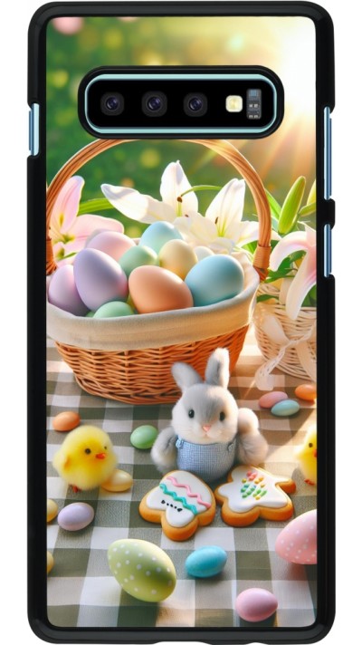 Samsung Galaxy S10+ Case Hülle - Ostern 2025 Osterkorb