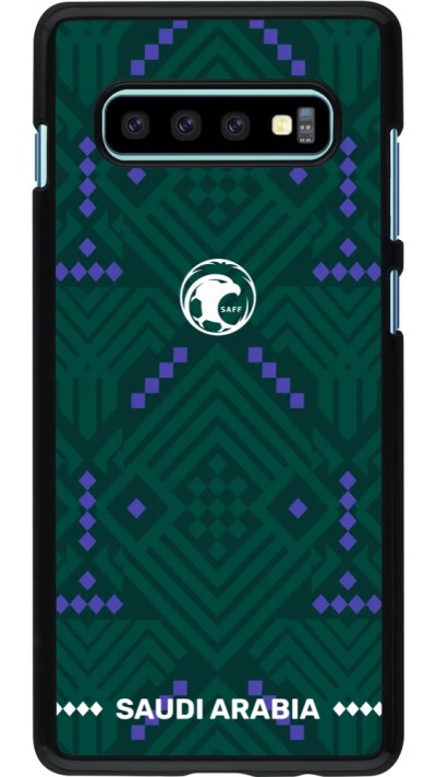 Samsung Galaxy S10+ Case Hülle - Saudi Arabien 2026 personalisierbares Fussballtrikot