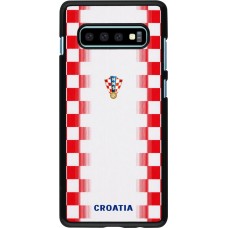 Samsung Galaxy S10+ Case Hülle - Kroatien 2026 personalisierbares Fussballtrikot