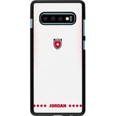 Samsung Galaxy S10+ Case Hülle - Jordanien 2026 personalisierbares Fussballtrikot