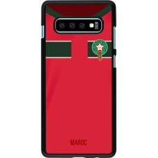 Samsung Galaxy S10+ Case Hülle - Marokko 2022 personalisierbares Fussballtrikot