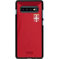 Samsung Galaxy S10+ Case Hülle - Serbien 2022 personalisierbares Fussballtrikot