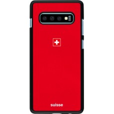 Samsung Galaxy S10+ Case Hülle - Schweiz 2026 personalisierbares Fussballtrikot