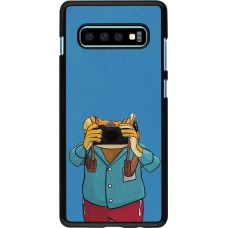 Samsung Galaxy S10+ Case Hülle - Frog with camera DTMF