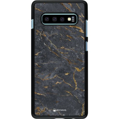 Hülle Samsung Galaxy S10+ - Grey Gold Marble