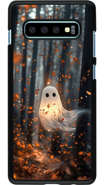 Samsung Galaxy S10+ Case Hülle - Halloween 2025 Ghost in the forest