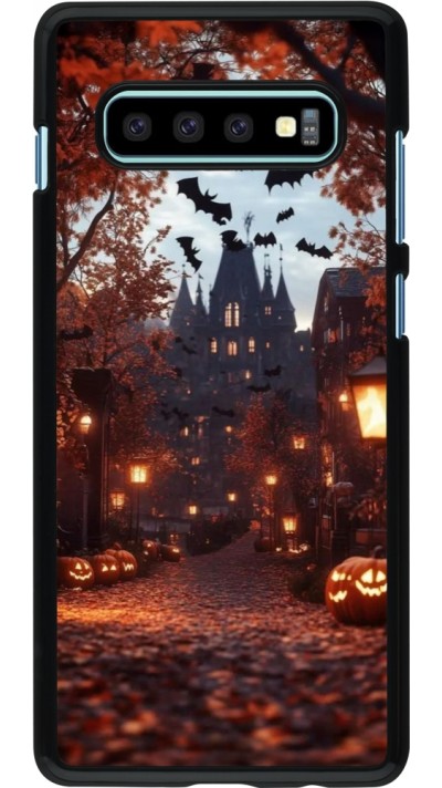 Samsung Galaxy S10+ Case Hülle - Halloween 2025 Haunted house