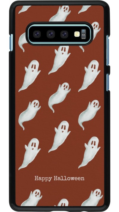 Samsung Galaxy S10+ Case Hülle - Halloween 2025 Pattern of ghosts