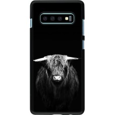 Samsung Galaxy S10+ Case Hülle - Highland calf black