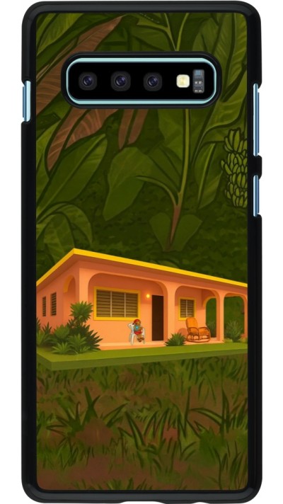 Samsung Galaxy S10+ Case Hülle - Benitos house DTMF