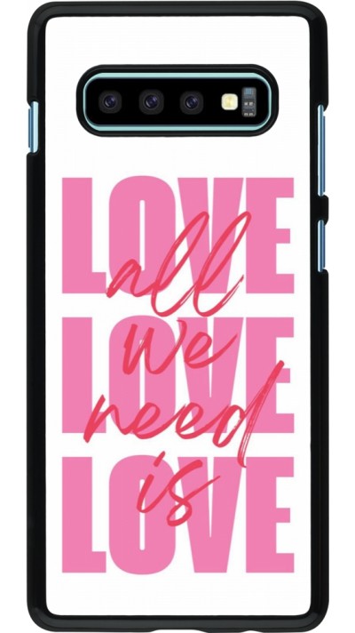 Samsung Galaxy S10+ Case Hülle - Saint Valentines Day 26 Love all we need is