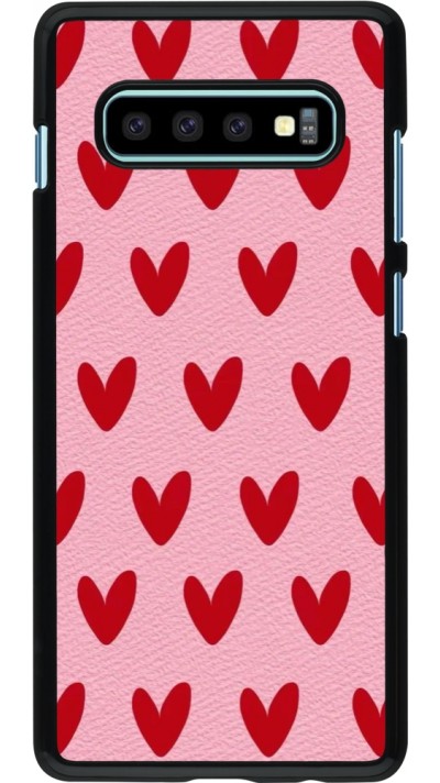 Samsung Galaxy S10+ Case Hülle - Saint Valentines Day 26 Pattern heart