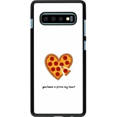 Samsung Galaxy S10+ Case Hülle - Saint Valentines Day 26 You have my pizza heart