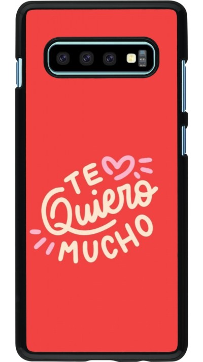 Samsung Galaxy S10+ Case Hülle - Saint Valentines Day 26 Te quiero mucho