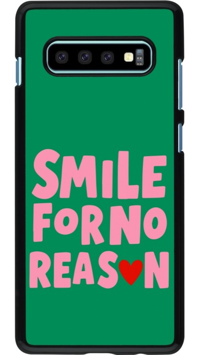 Samsung Galaxy S10+ Case Hülle - Smile for no reason 2026