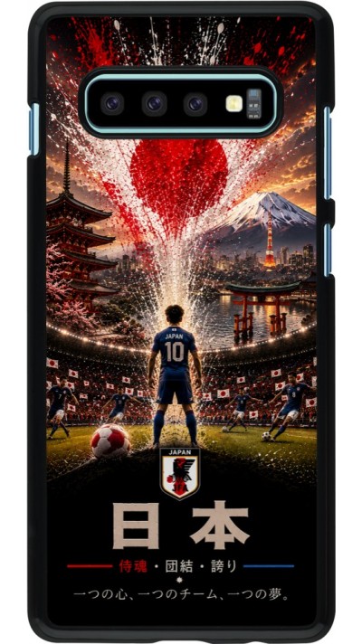 Samsung Galaxy S10+ Case Hülle - Fussball Japan splash 2026
