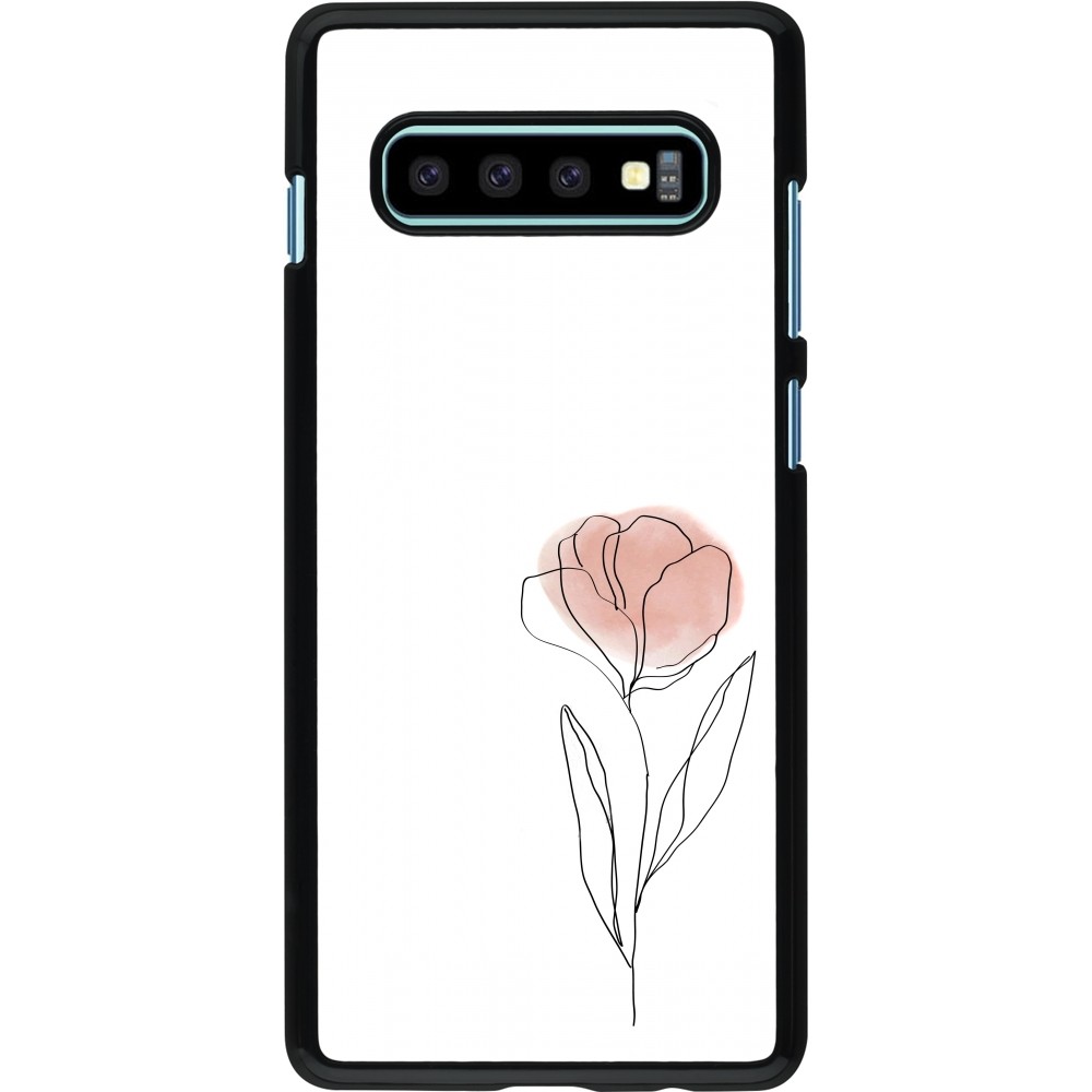 Samsung Galaxy S10+ Case Hülle - Spring 23 minimalist flower