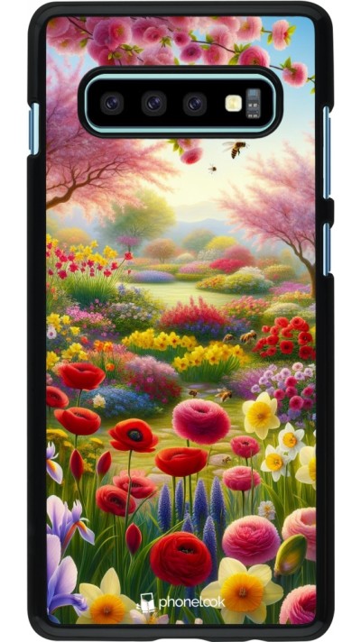 Samsung Galaxy S10+ Case Hülle - Frühling 25 Strauß Frühling