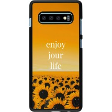 Samsung Galaxy S10+ Case Hülle - Summer 2025 Enjoy your life