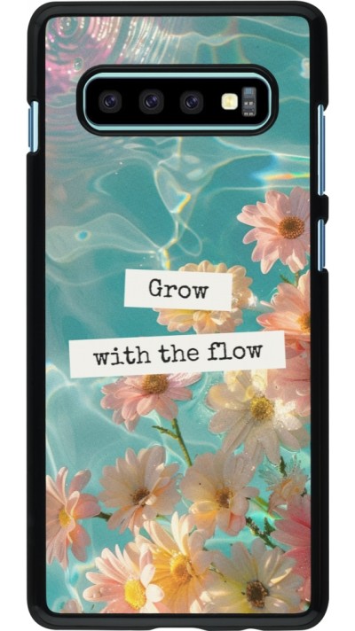 Samsung Galaxy S10+ Case Hülle - Summer 2025 Grow with the flow
