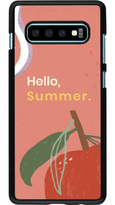 Samsung Galaxy S10+ Case Hülle - Summer 2025 Hello summer