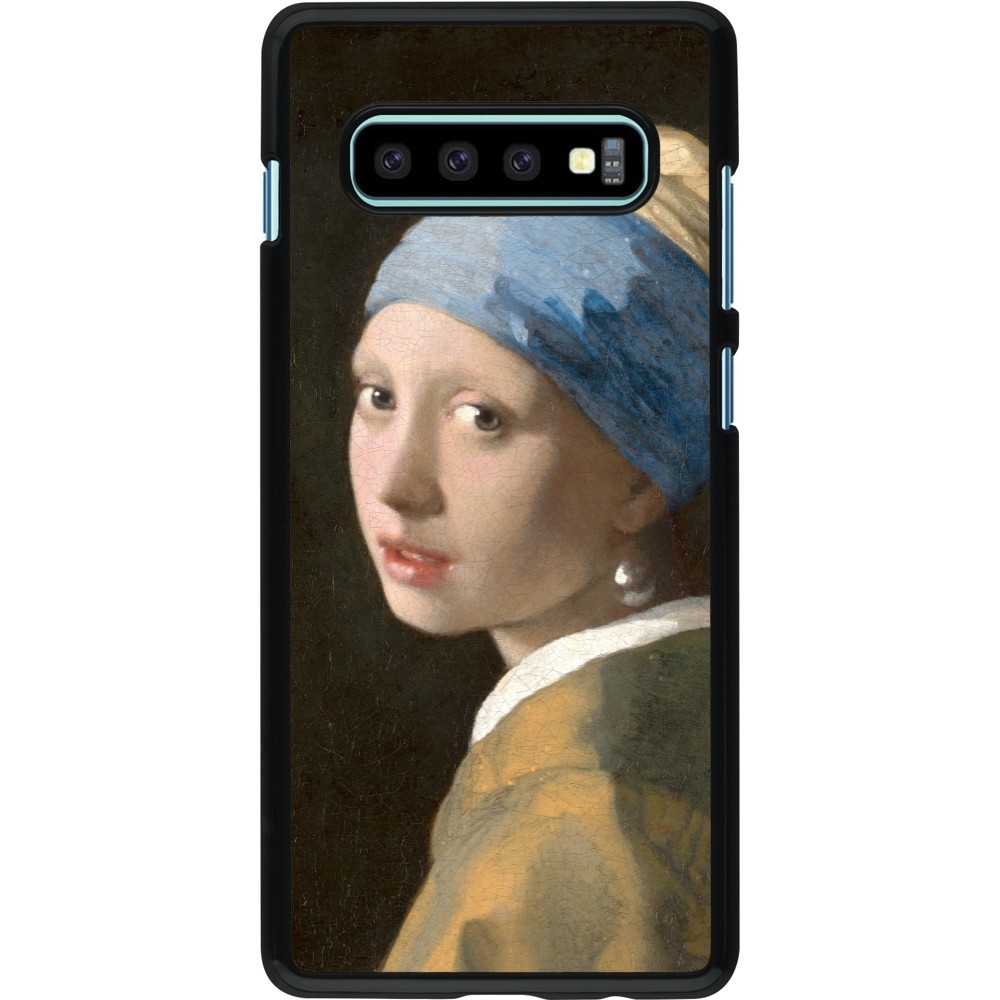 Samsung Galaxy S10+ Case Hülle - Kunstbild - Das Mädchen mit dem Perlenohrring - Jan Vermeer