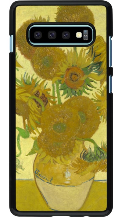 Samsung Galaxy S10+ Case Hülle - Kunstbild - Sonnenblumen  - Van Gogh