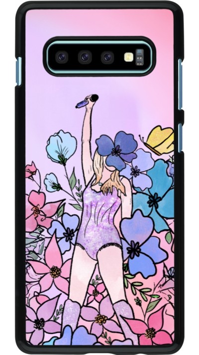Samsung Galaxy S10+ Case Hülle - Taylor Swift Sketch - Pink