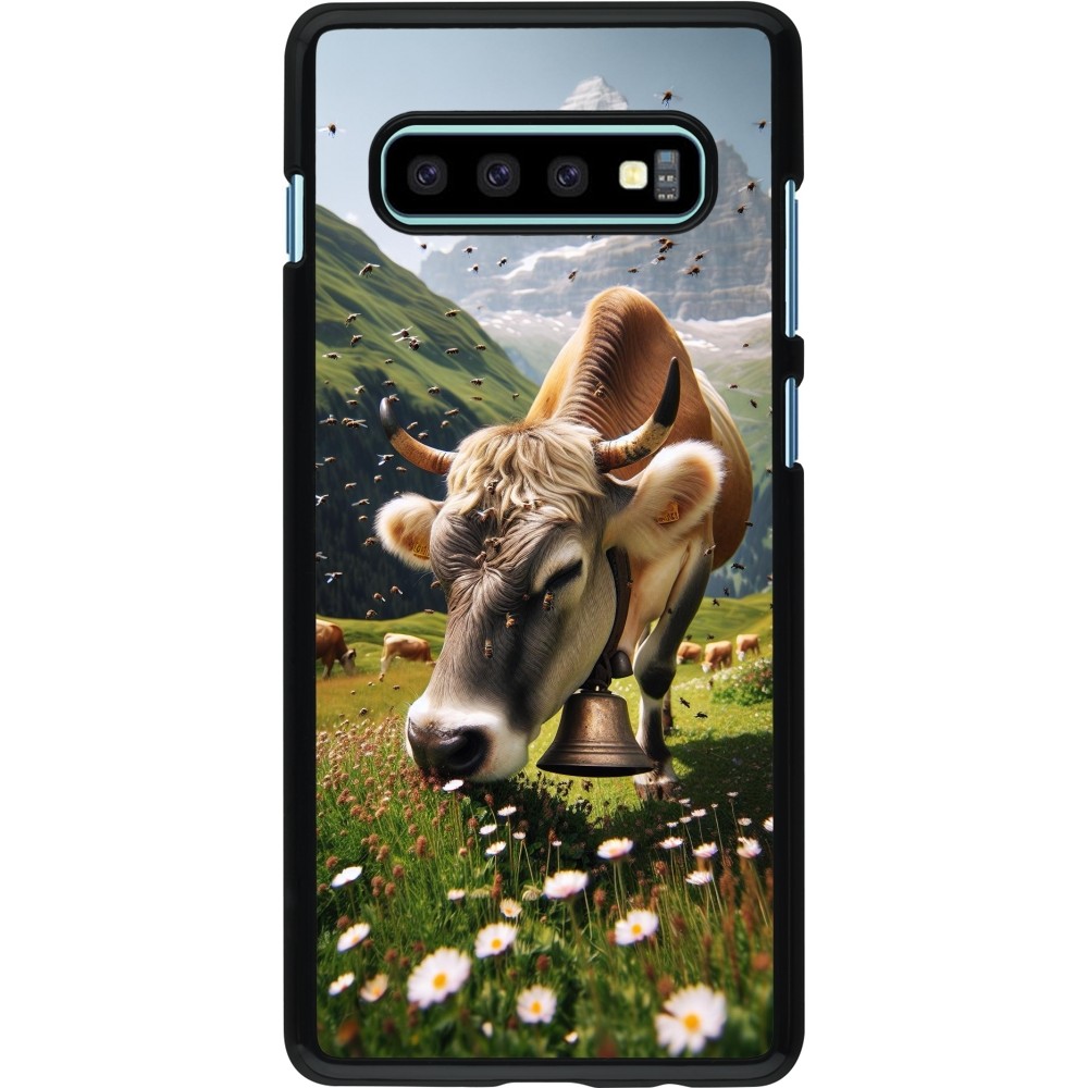 Samsung Galaxy S10+ Case Hülle - Kuh Berg Wallis
