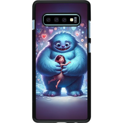 Samsung Galaxy S10+ Case Hülle - Valentin 2024 Flauschige Liebe