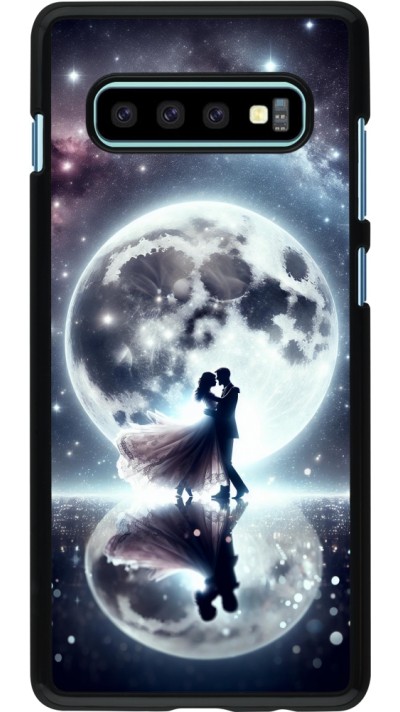 Samsung Galaxy S10+ Case Hülle - Valentin 2024 Liebe unter dem Mond