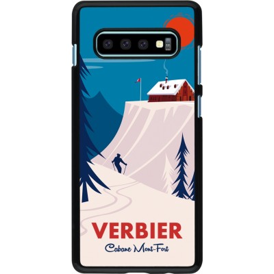 Samsung Galaxy S10+ Case Hülle - Verbier Cabane Mont-Fort