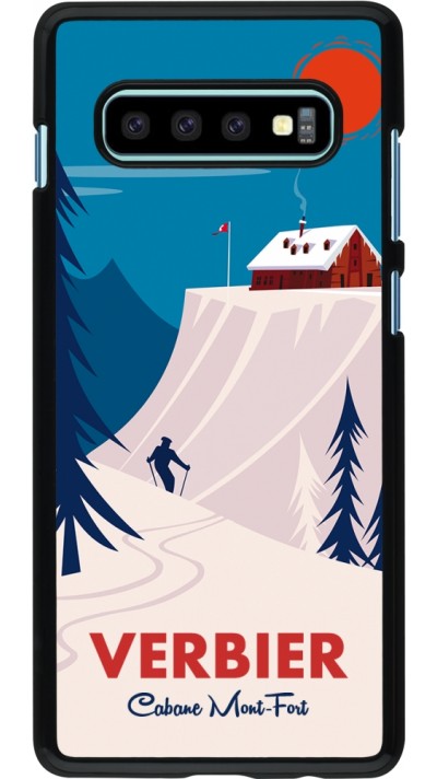 Samsung Galaxy S10+ Case Hülle - Verbier Cabane Mont-Fort