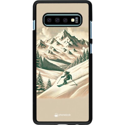 Samsung Galaxy S10+ Case Hülle - Vintage Skiberg