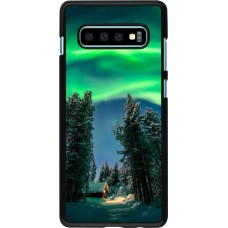 Samsung Galaxy S10+ Case Hülle - Winter 22 Northern Lights